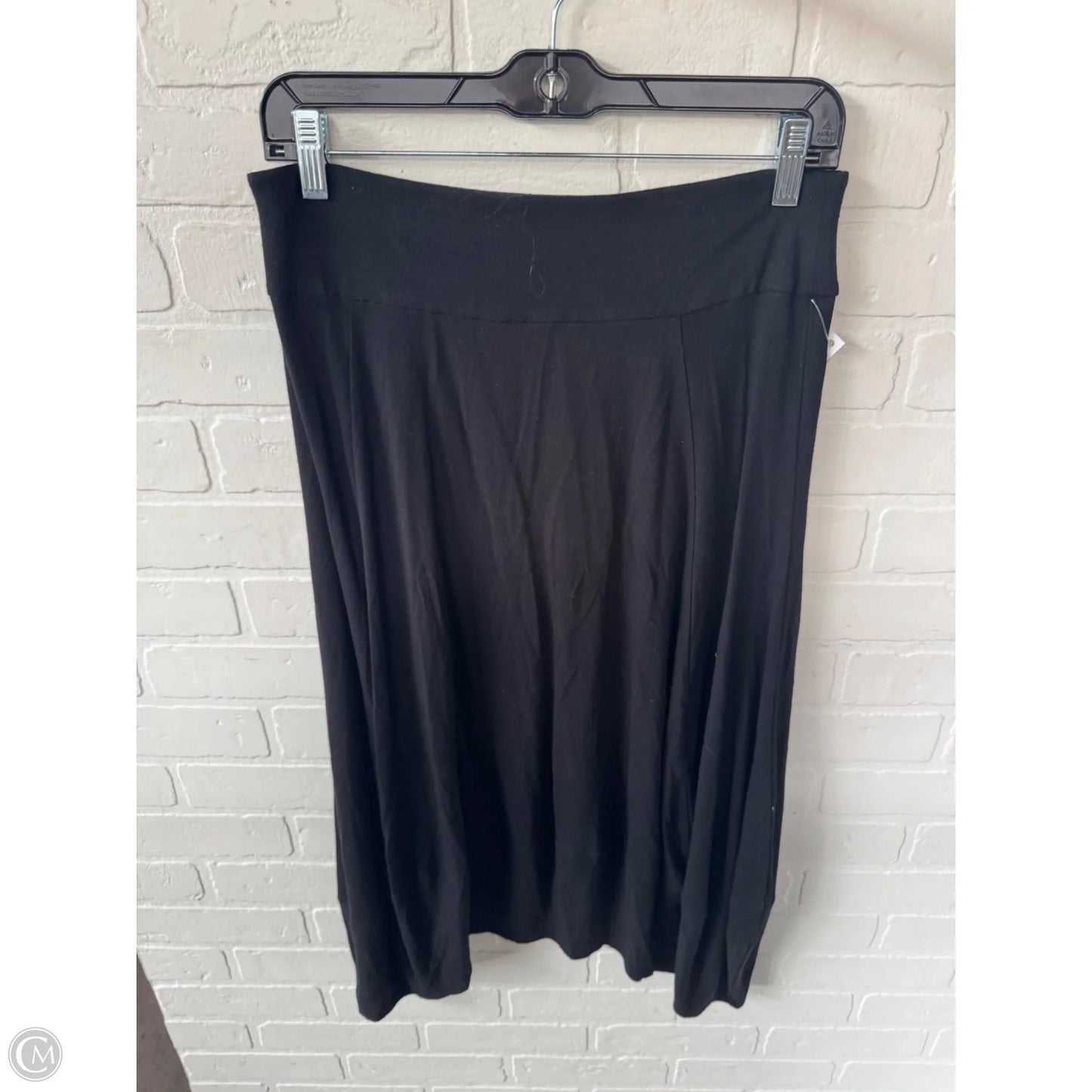 Skirt Midi By Eileen Fisher In Black, Size: 4