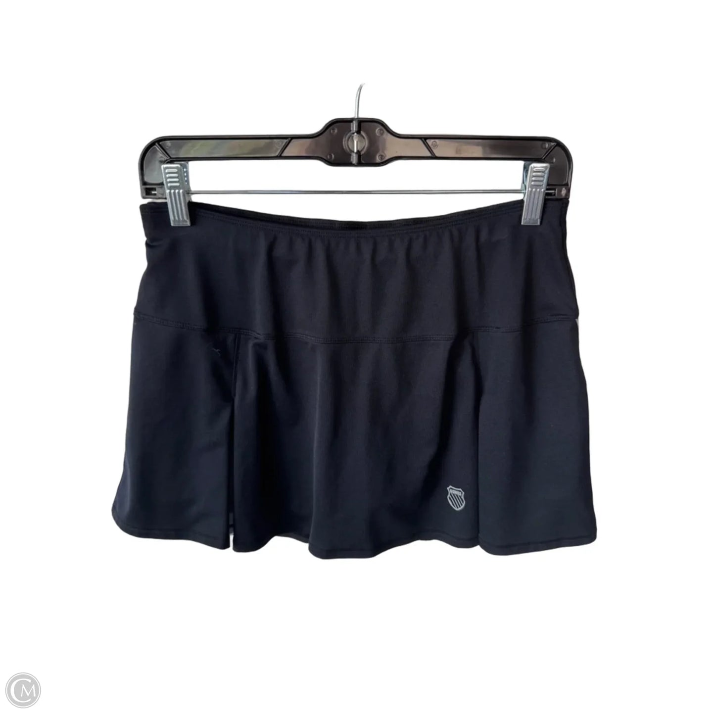 Athletic Skort By K Swiss In Black & Grey, Size: 4