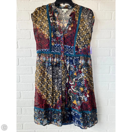 Dress Set 2pc By Sundance In Blue & Red, Size: Xs