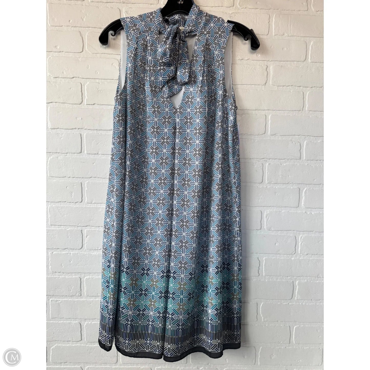 Dress Casual Short By Max Studio In Blue & White, Size: S