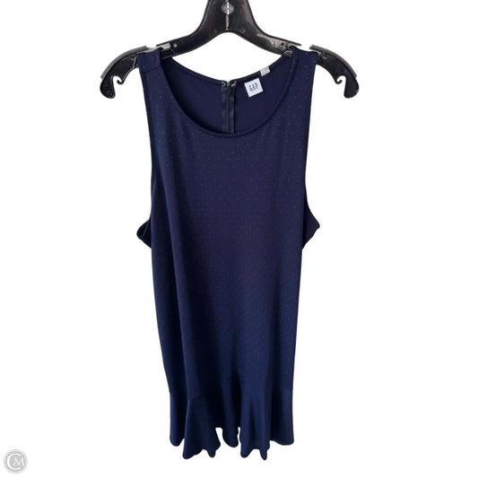 Dress Casual Midi By Gap In Blue, Size: Xl