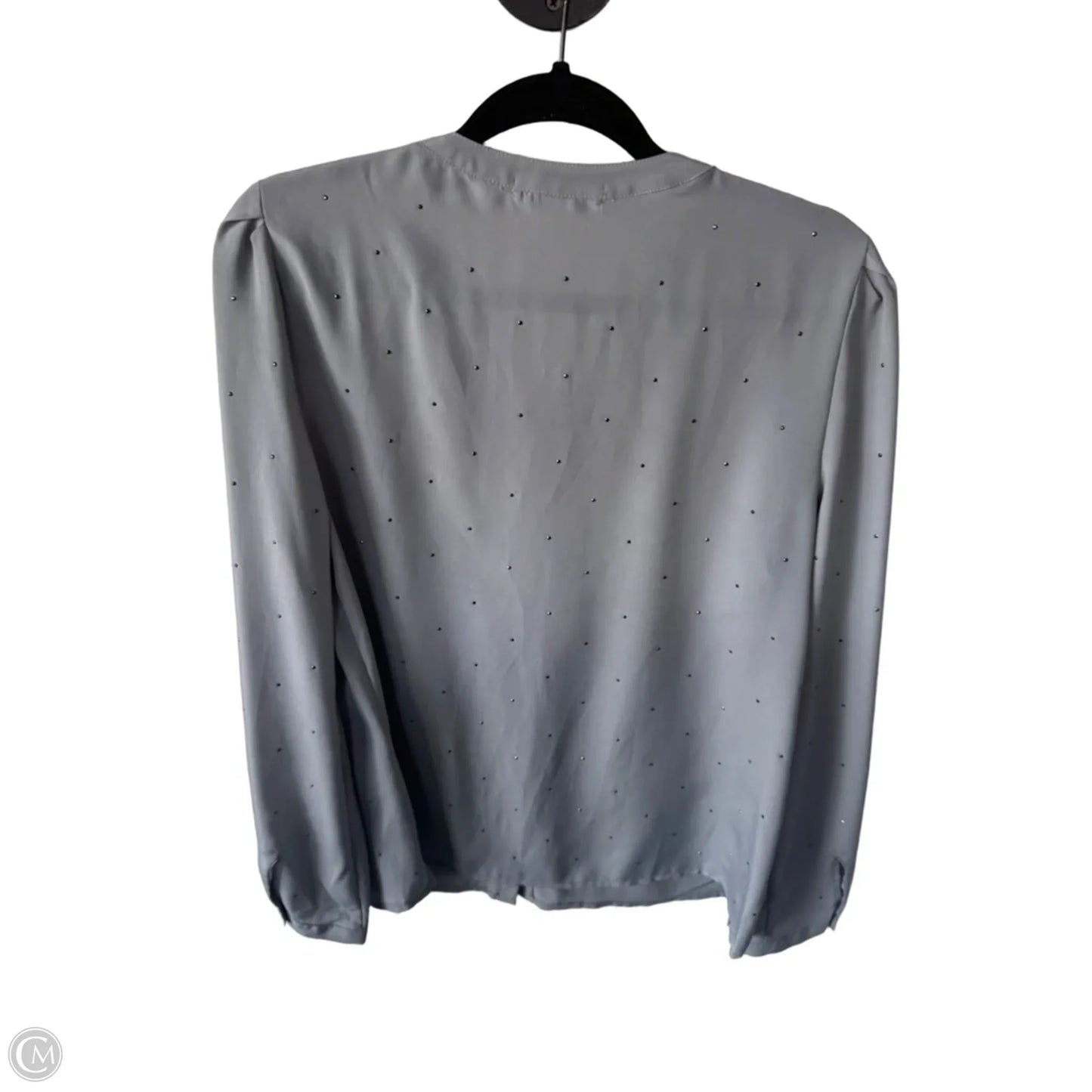 Top Long Sleeve By Liz Claiborne In Grey, Size: M