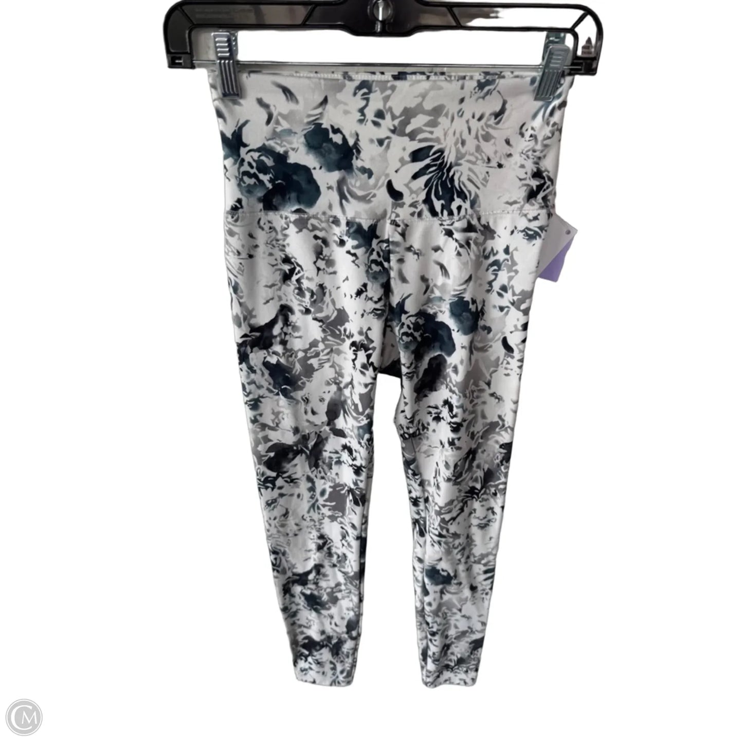 Athletic Leggings By Balance Collection In Grey & White, Size: 4