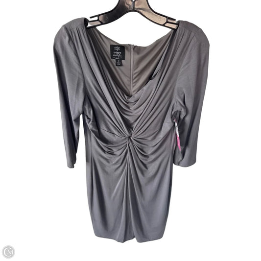 Dress Party Midi By Suzi Chin In Grey, Size: 8