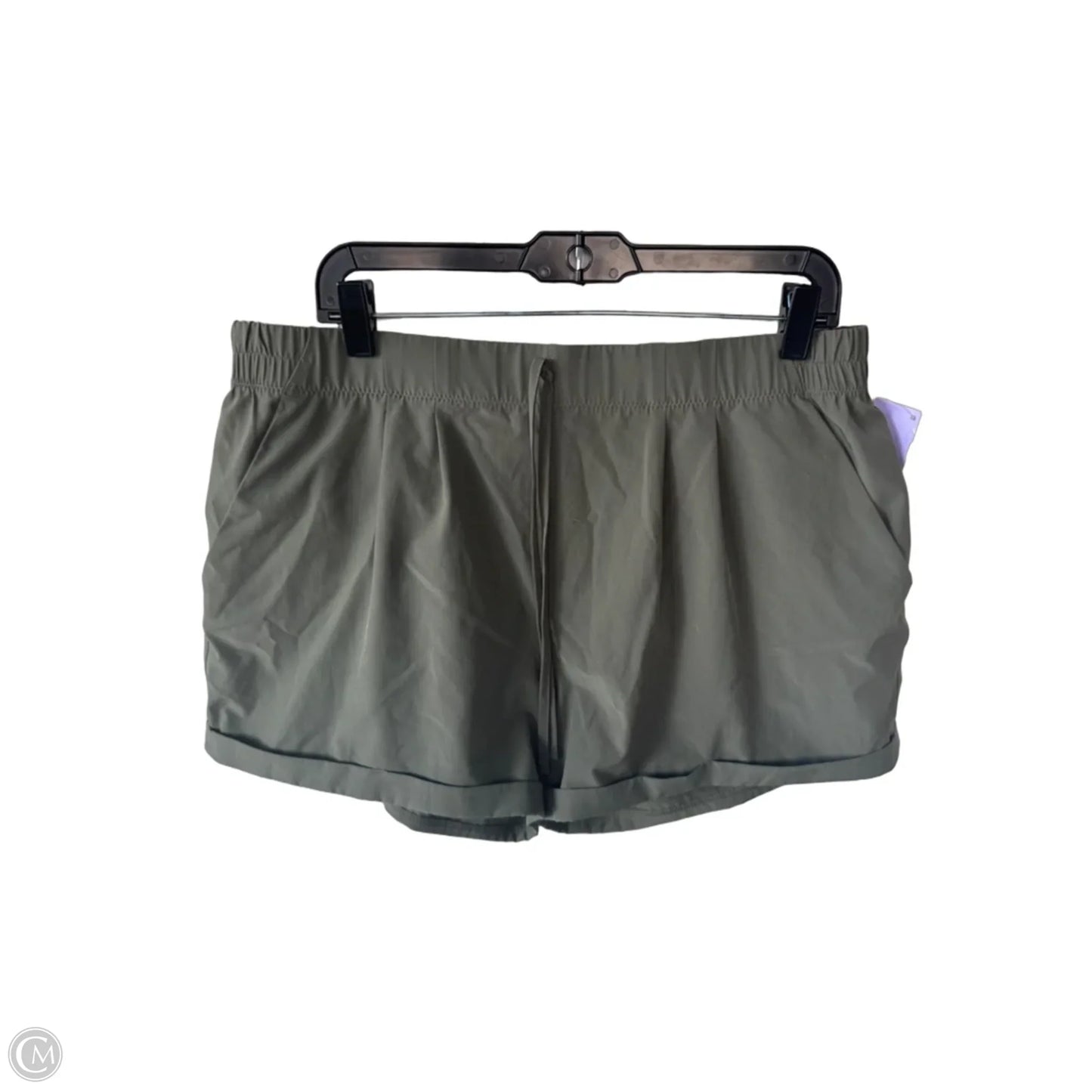 Athletic Shorts By Zyia In Green, Size: 16