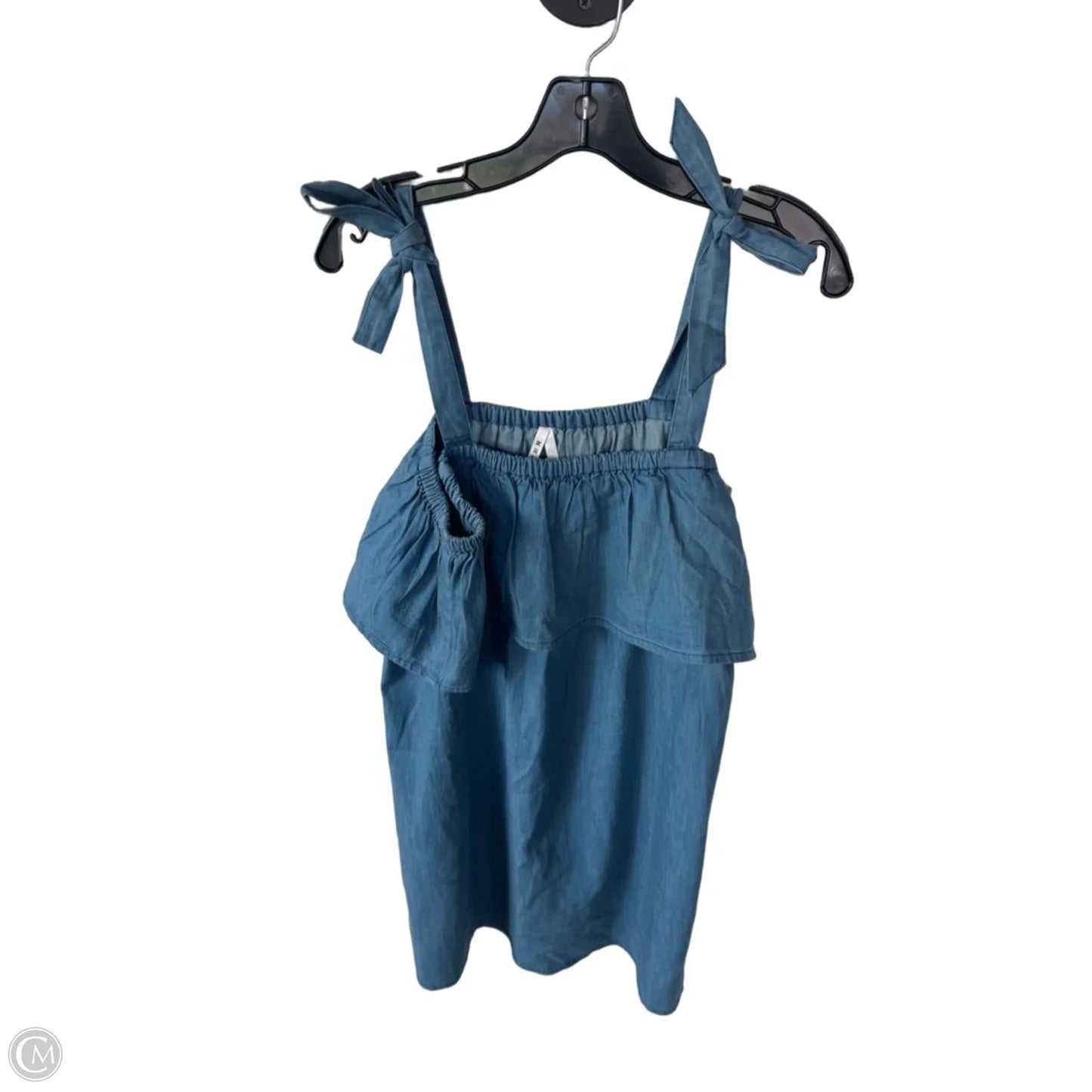 Dress Casual Short By Roper In Blue Denim, Size: L