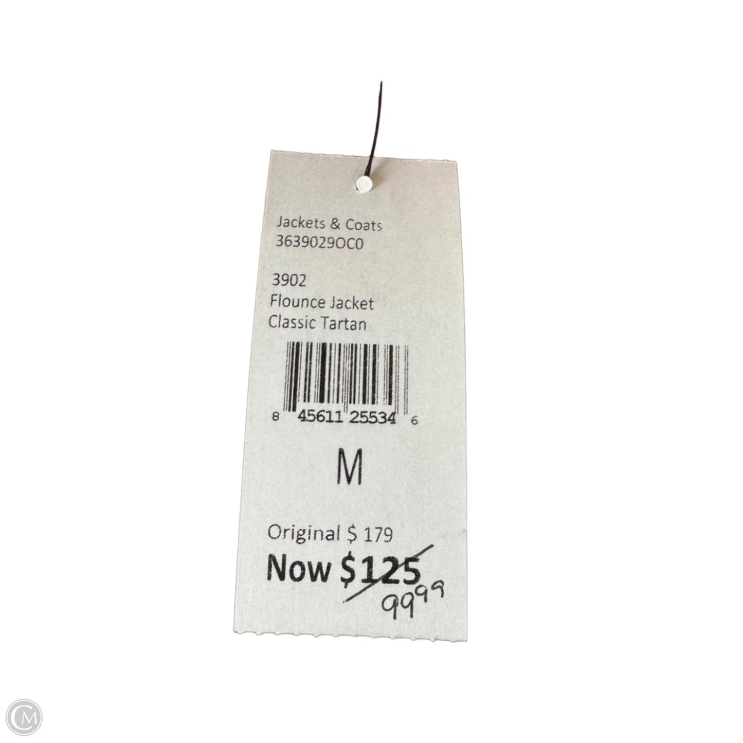 Coat Other By Cabi In Blue & Tan, Size: M