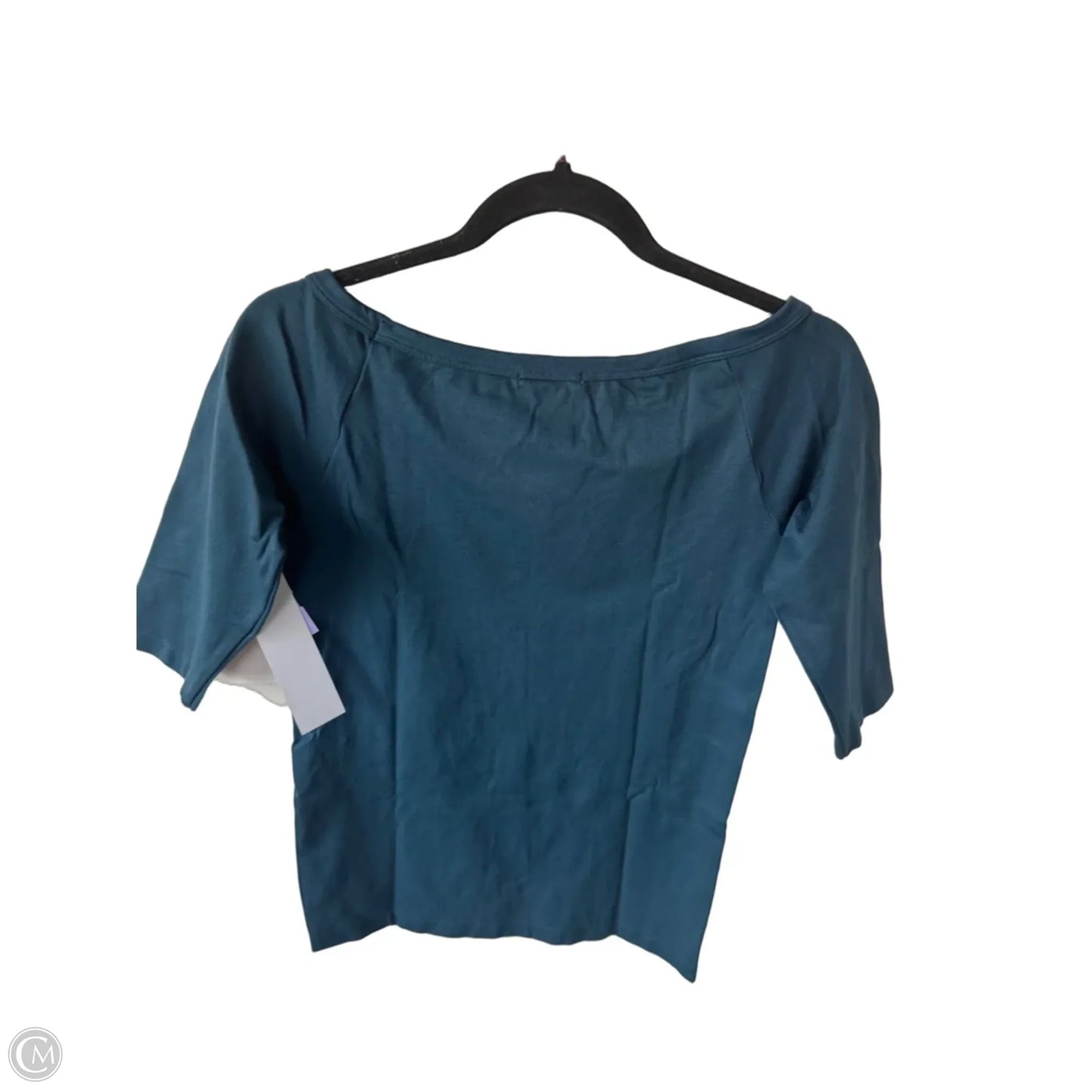 Top 3/4 Sleeve Basic By Alberto Makali In Blue, Size: M