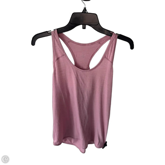 Athletic Tank Top By Lululemon In Pink, Size: M