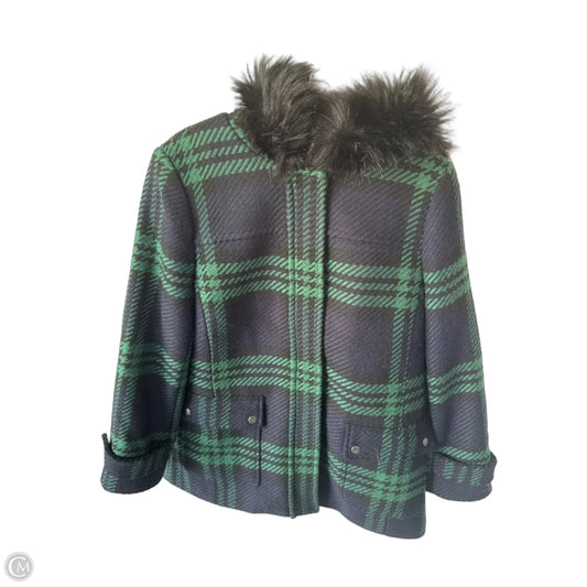 Coat Other By Talbots In Blue & Green, Size: S