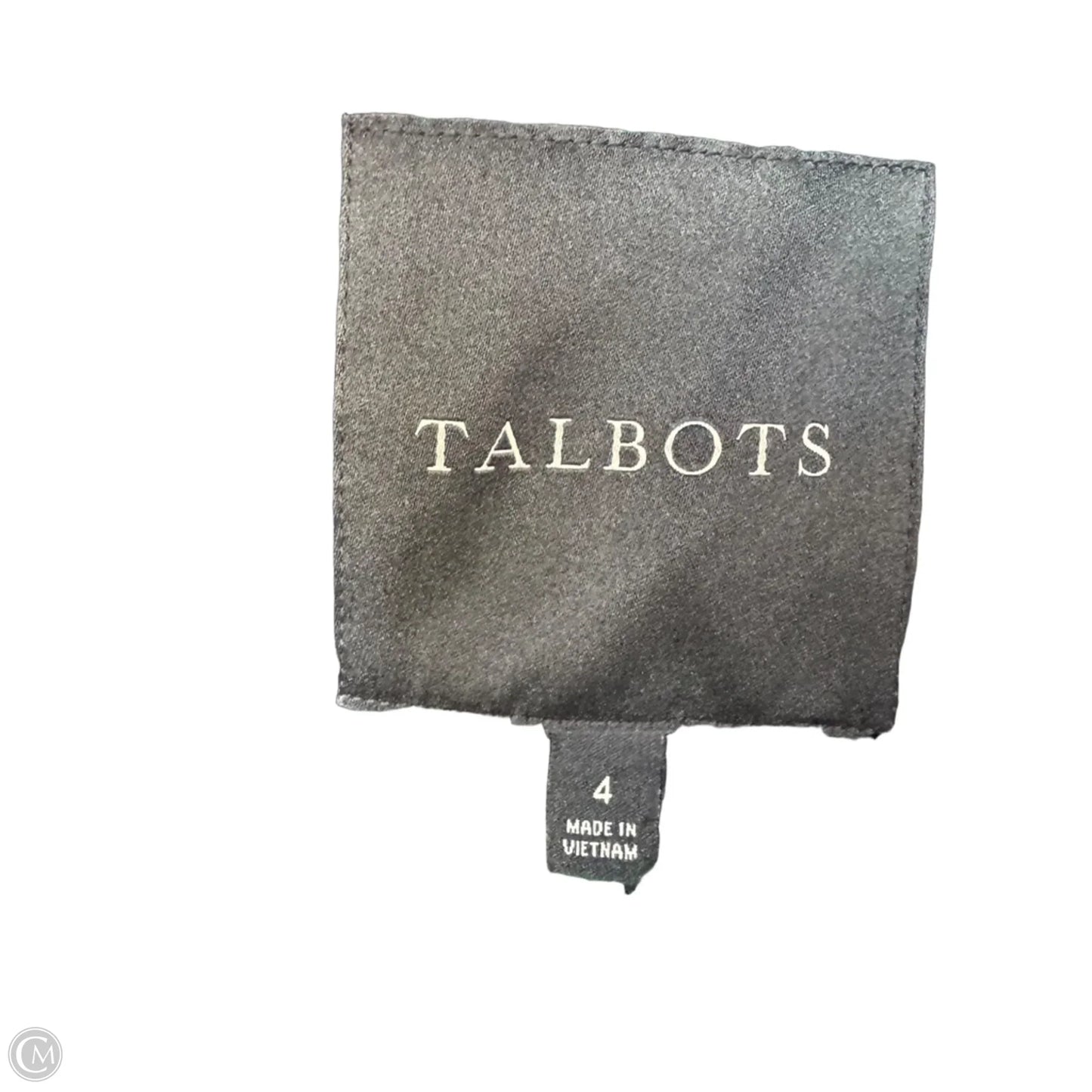 Coat Other By Talbots In Blue & Green, Size: S