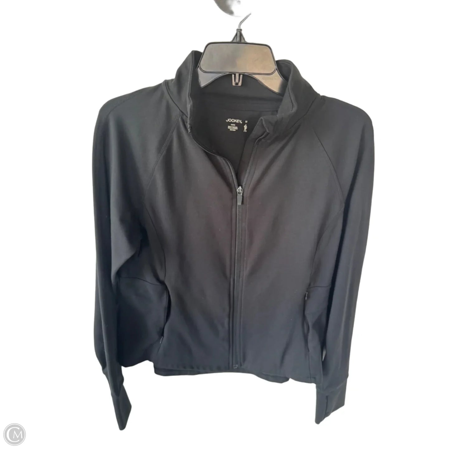 Athletic Jacket By Jockey In Black, Size: M