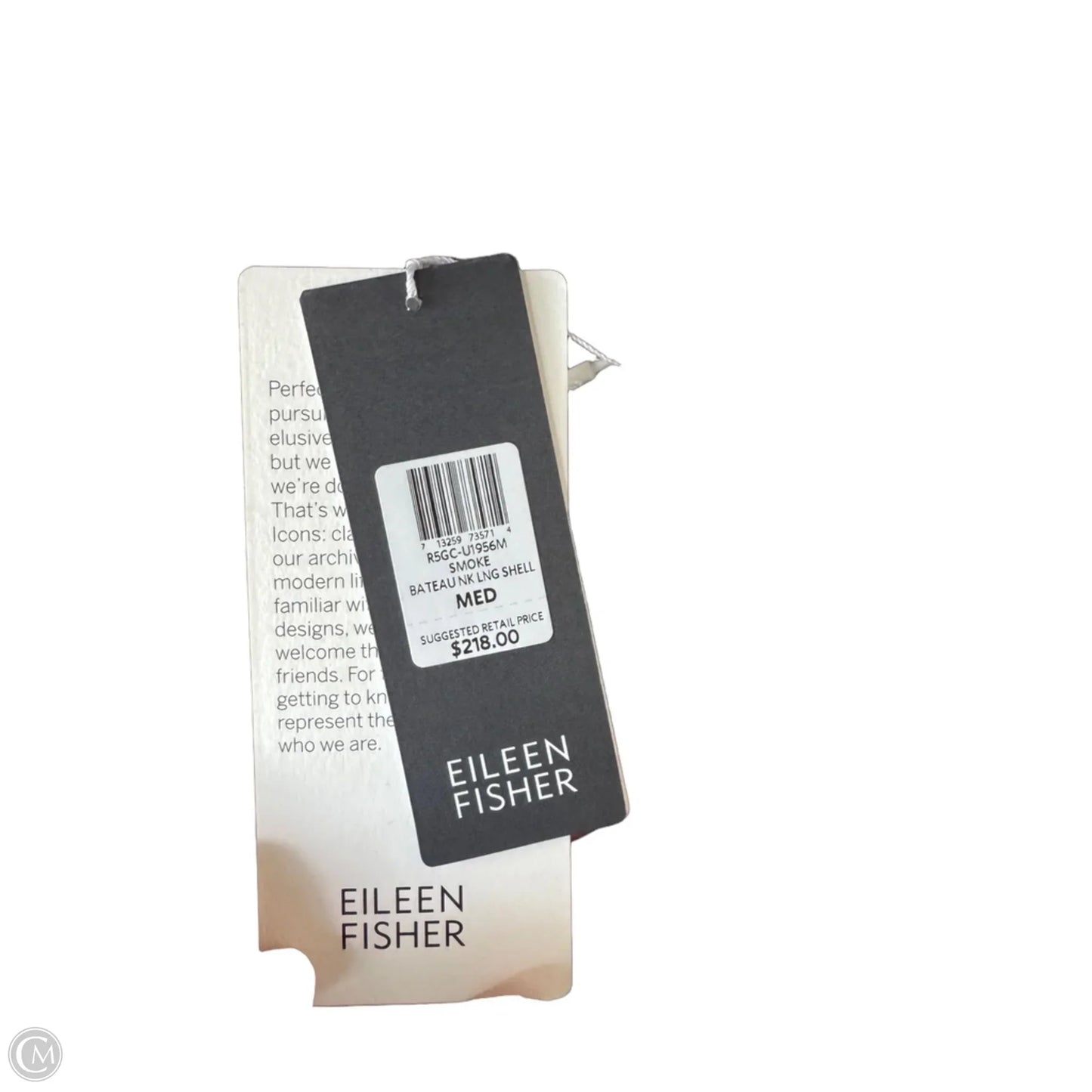 Tunic Sleeveless By Eileen Fisher In Grey, Size: M