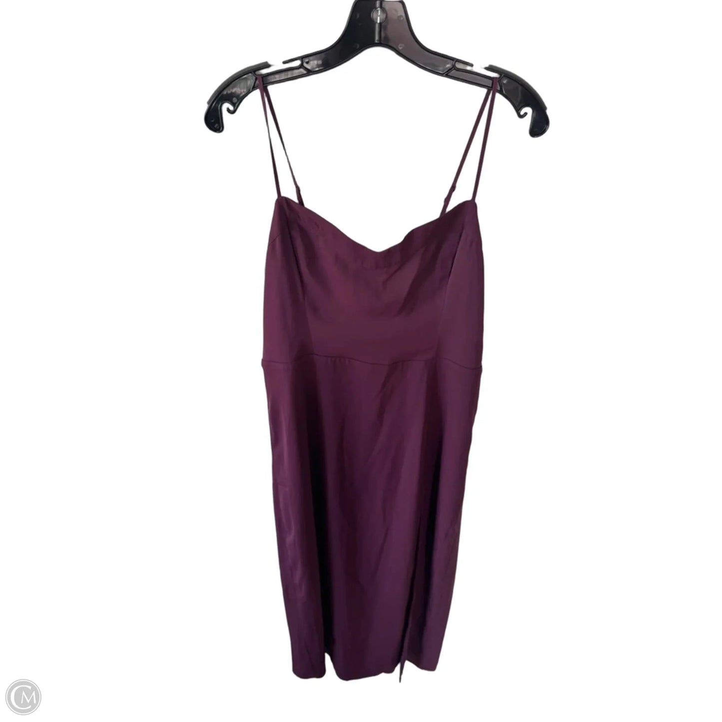 Dress Party Midi By Abercrombie And Fitch In Maroon, Size: M