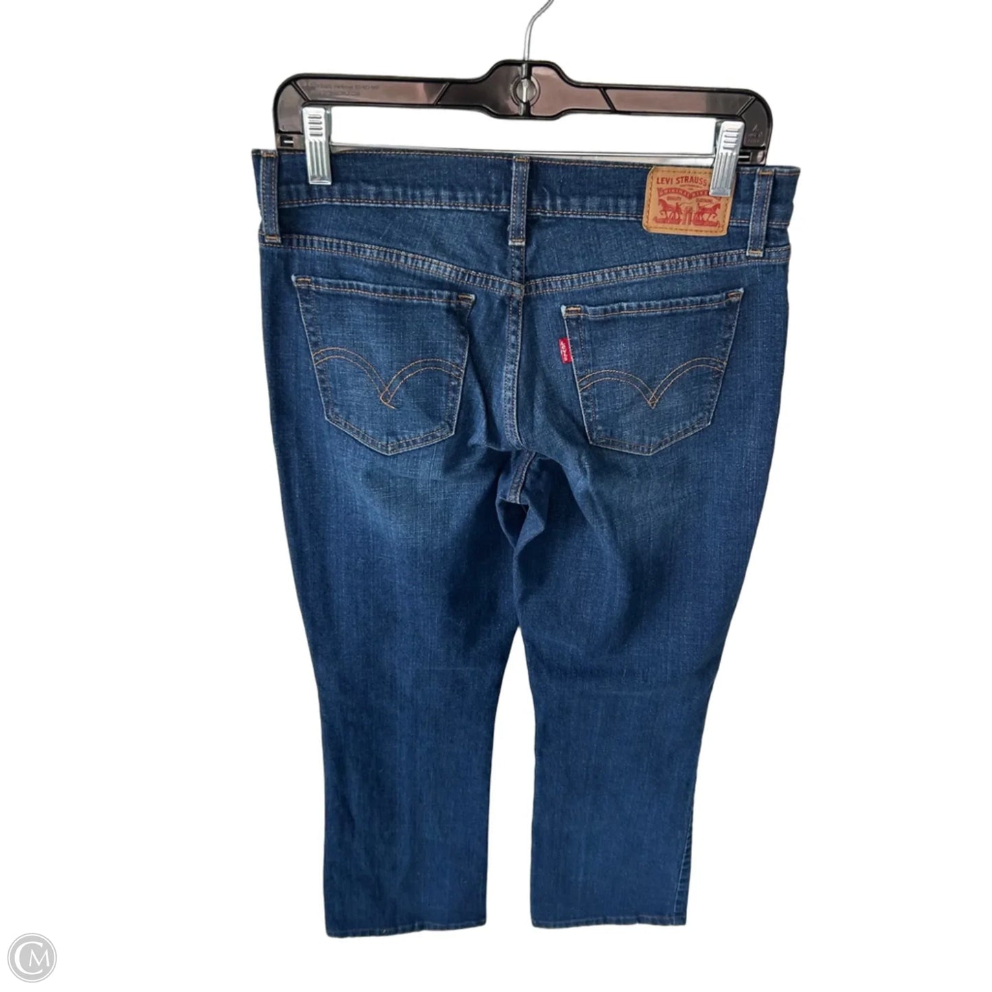 Jeans Boot Cut By Levis In Blue Denim, Size: 2