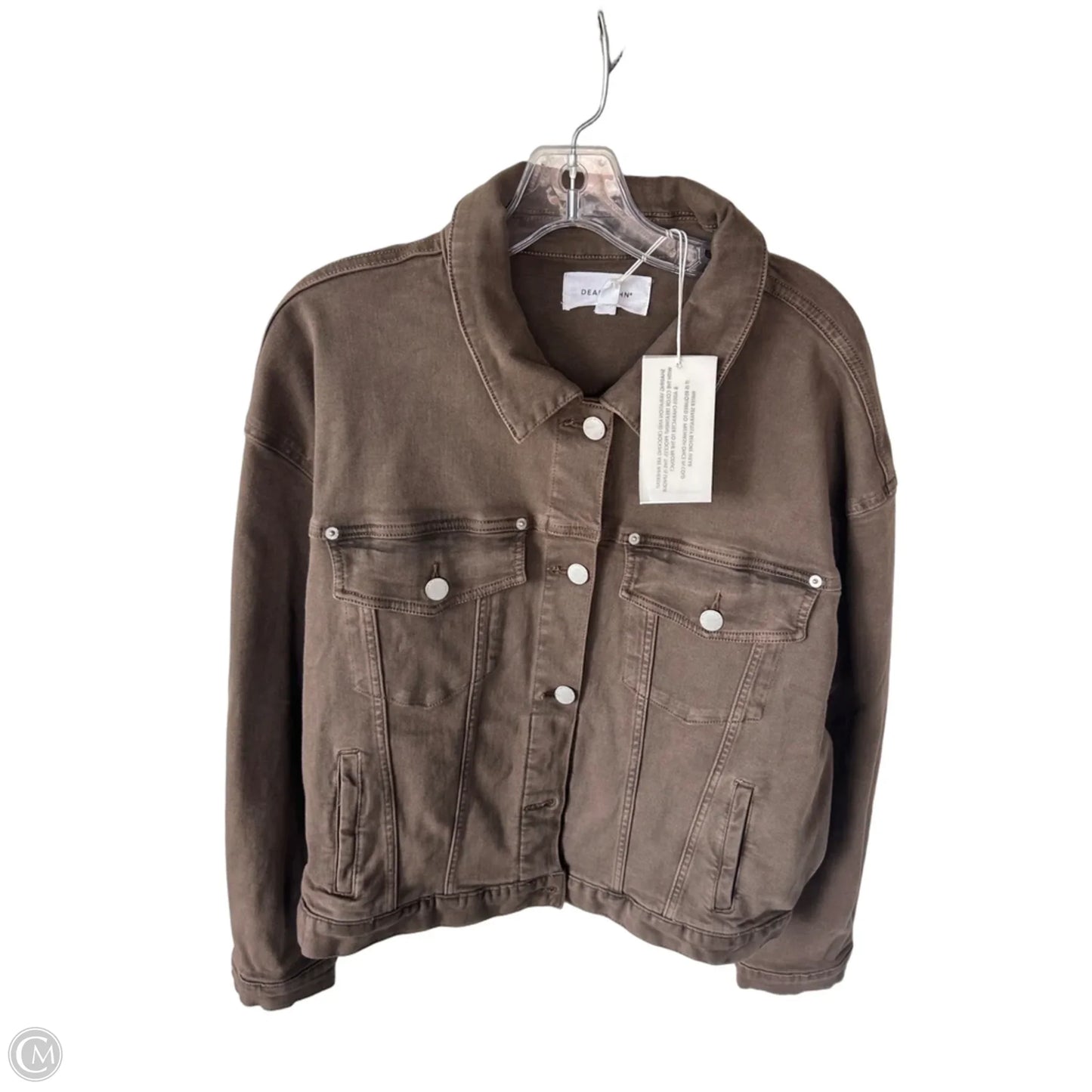 Jacket Denim By Dear John In Brown Denim, Size: Xl