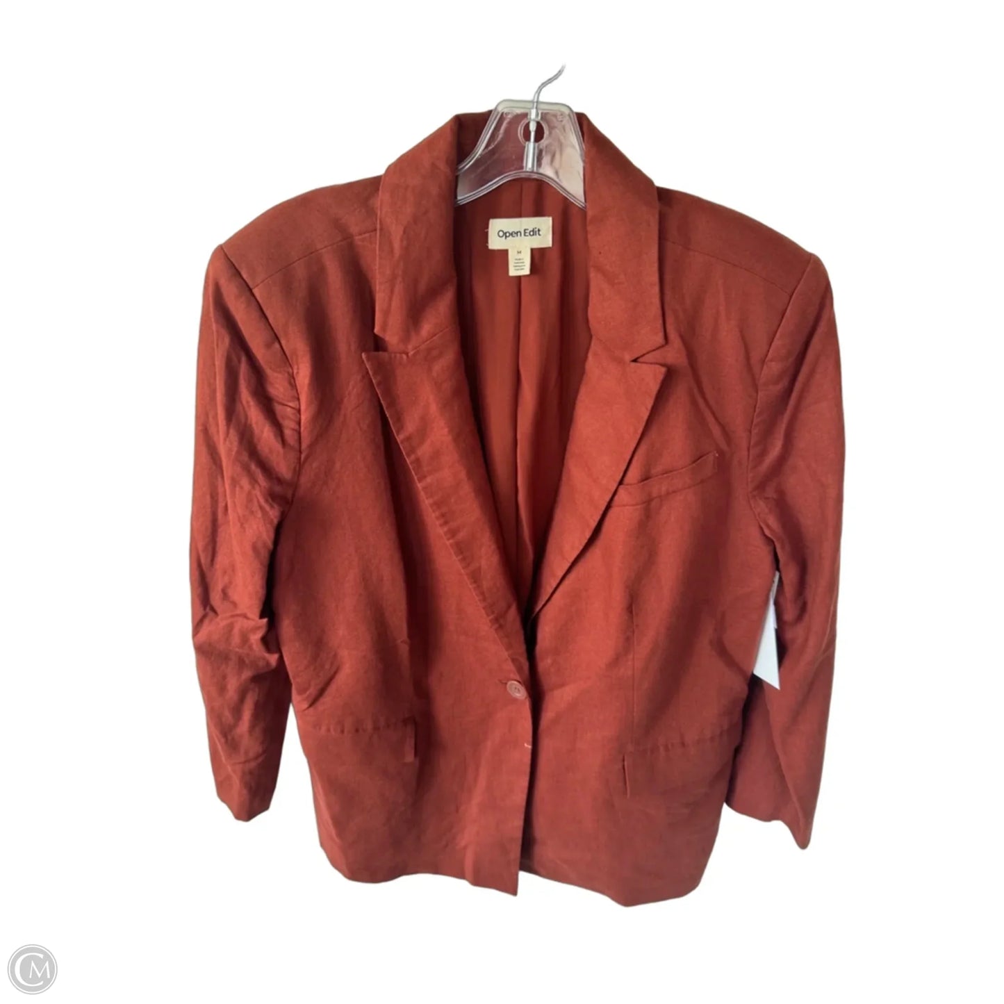 Blazer By Open Edit In Orange, Size: M