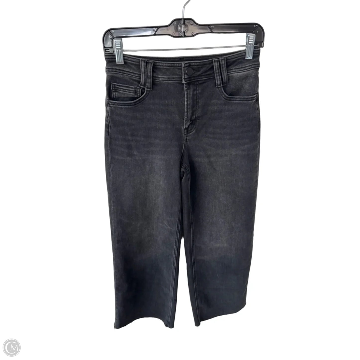 Jeans Wide Leg By Flying Monkey In Black Denim, Size: 2