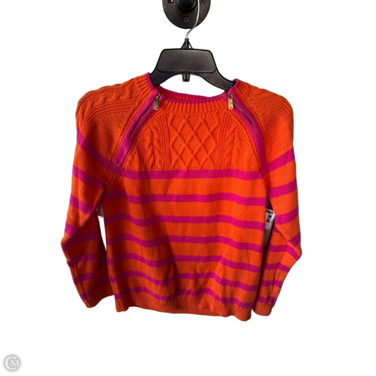 Sweater By Talbots In Orange & Pink, Size: Mp