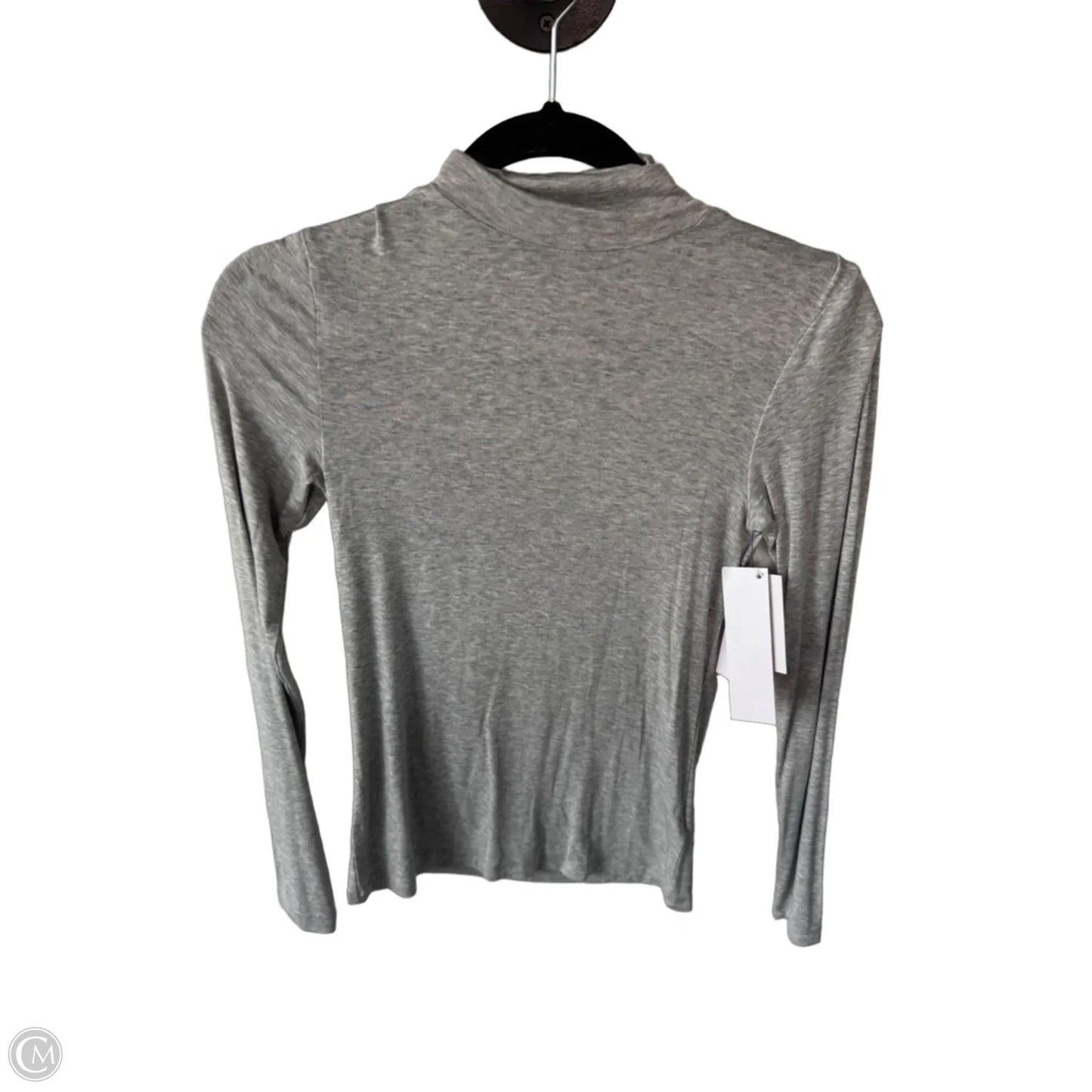 Top Long Sleeve By Treasure And Bond In Grey, Size: Xs