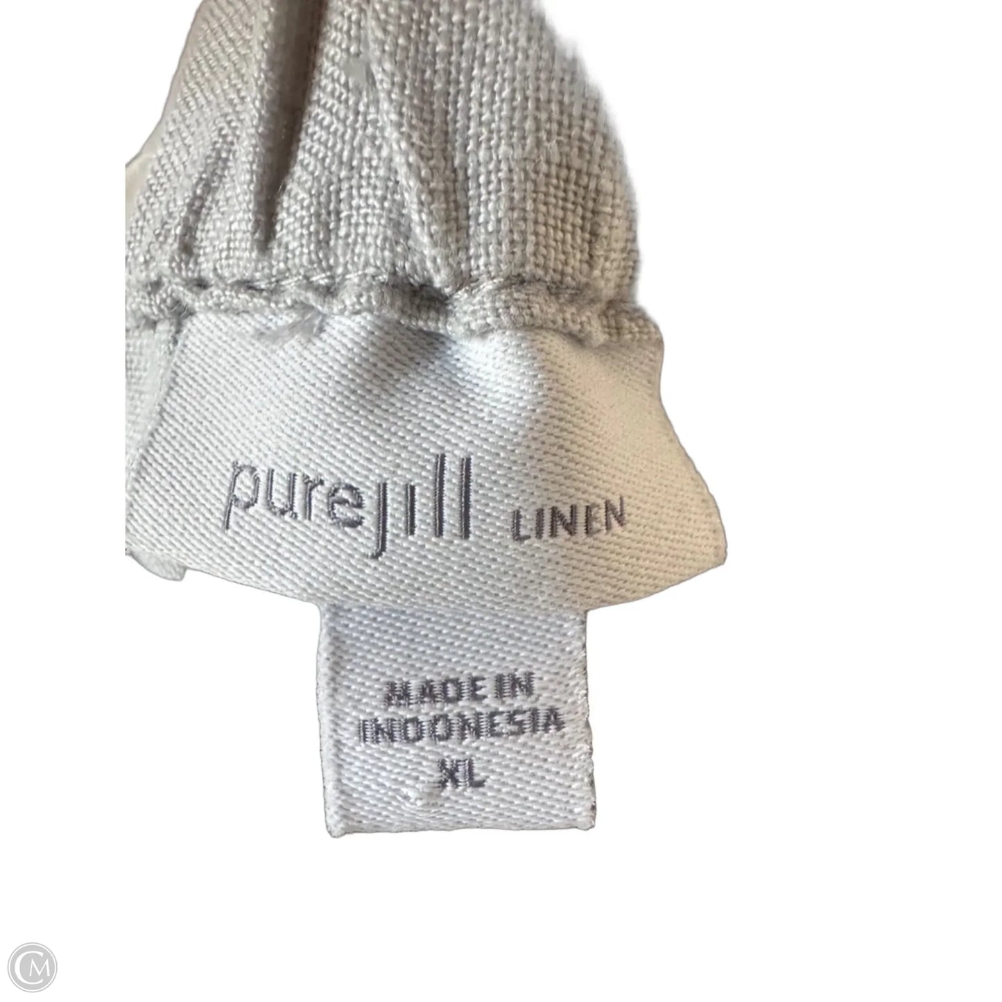 Pants Linen By Pure Jill In Beige, Size: 16