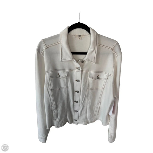Jacket Other By Nic + Zoe In White, Size: Xxl