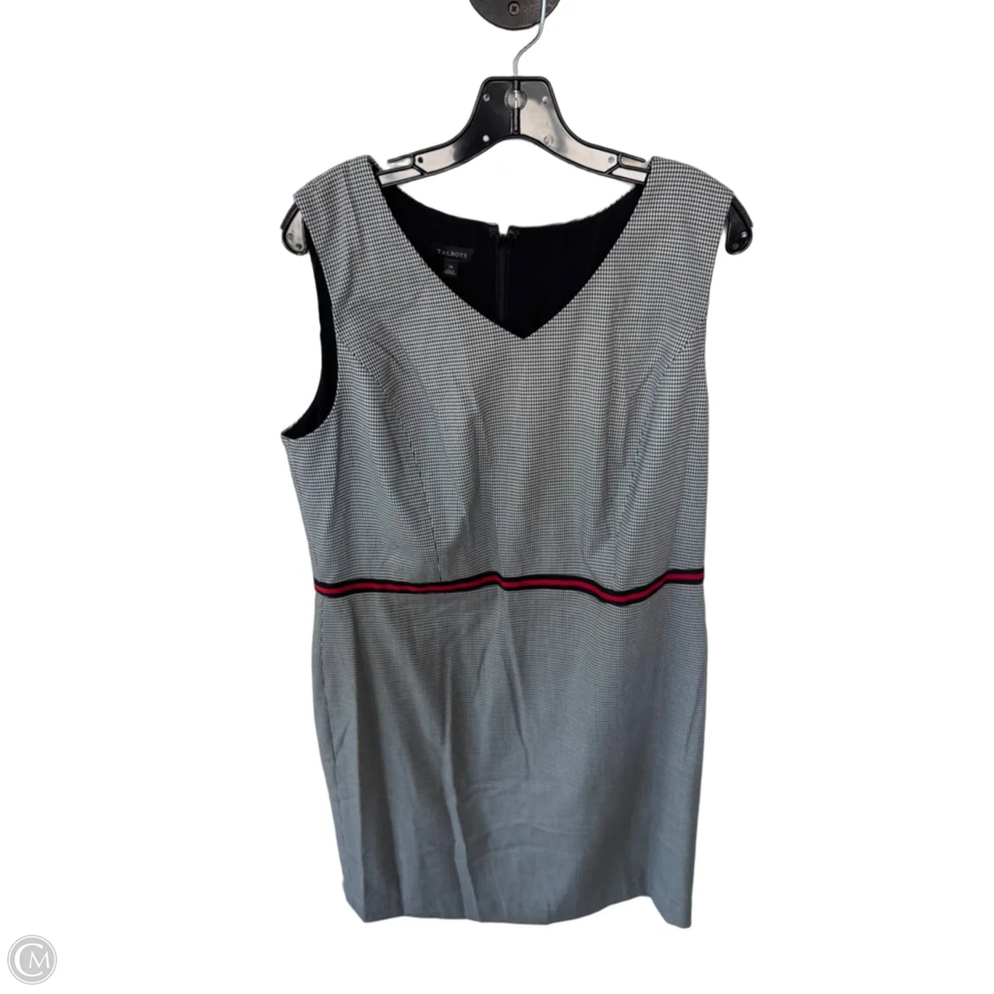 Dress Work By Talbots In Black & White, Size: L