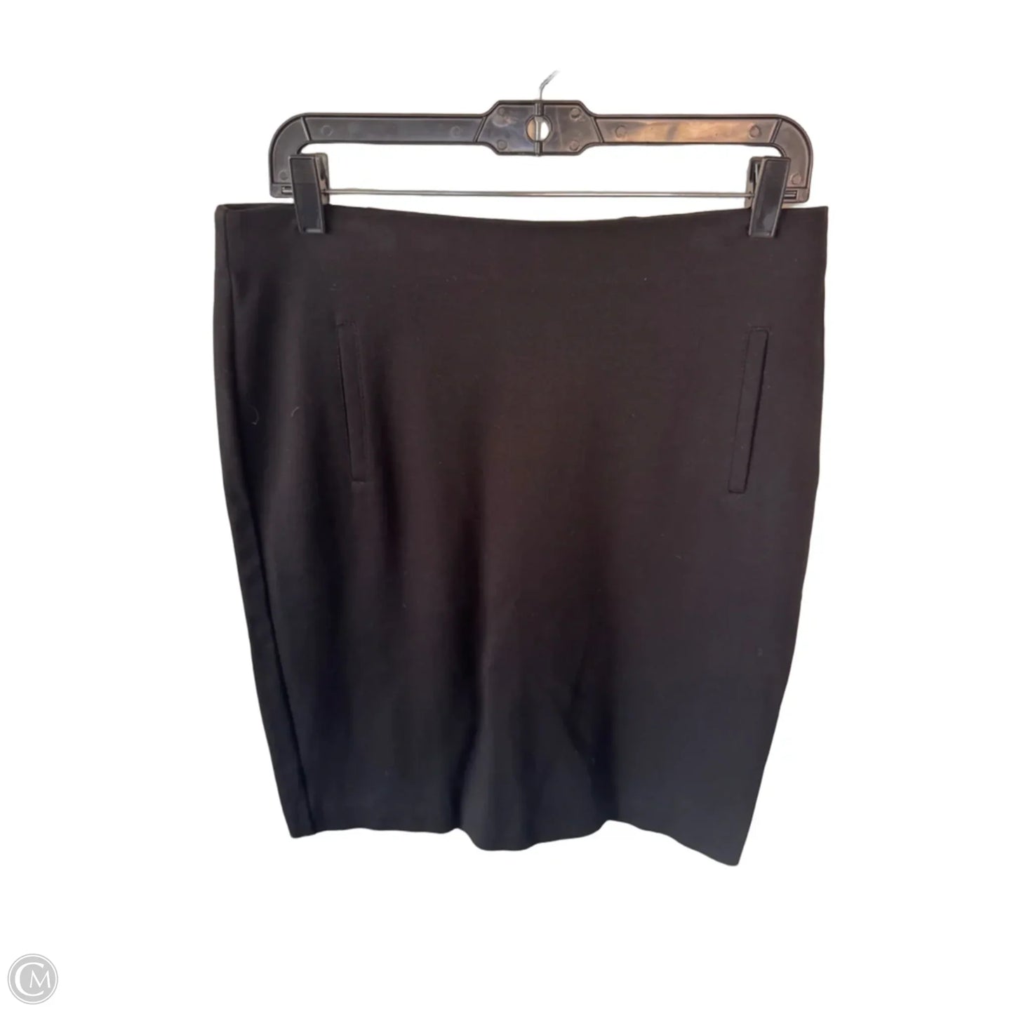Skirt Midi By Chicos In Black, Size: 8