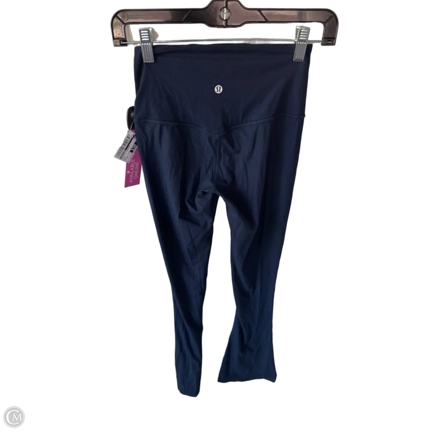 Athletic Leggings By Lululemon In Navy, Size: 4