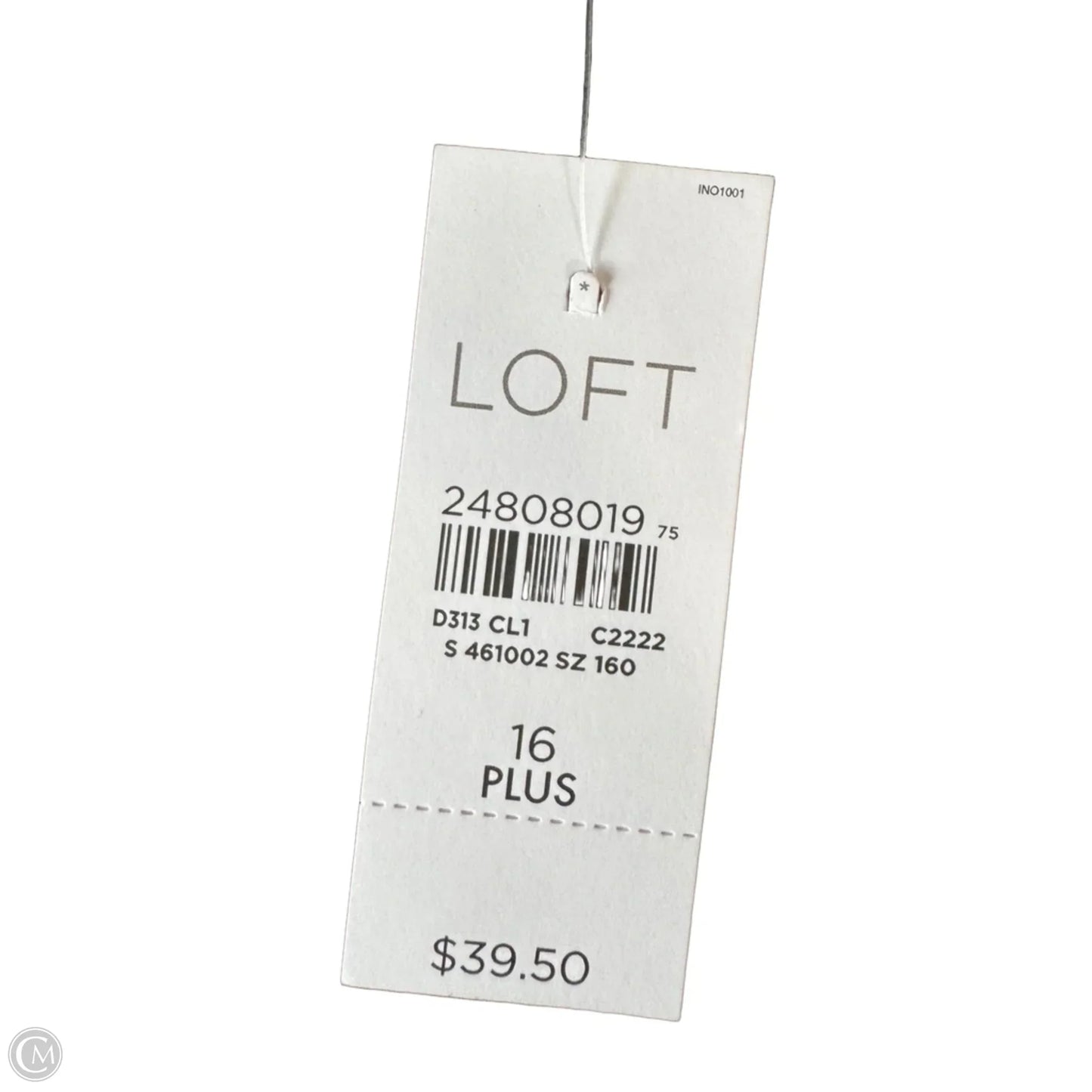 Top Sleeveless By Loft In Black, Size: Xl