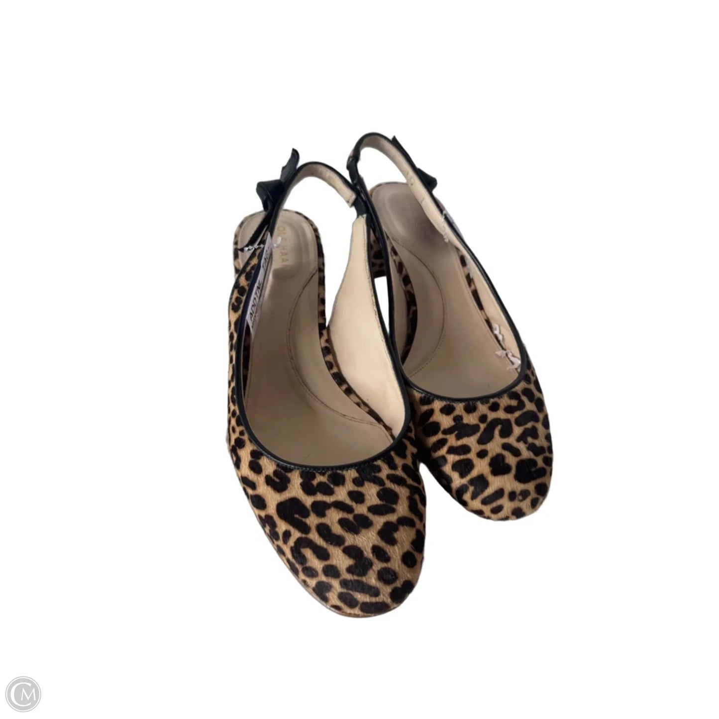 Shoes Heels Block By Cole-haan In Brown & Cream, Size: 9