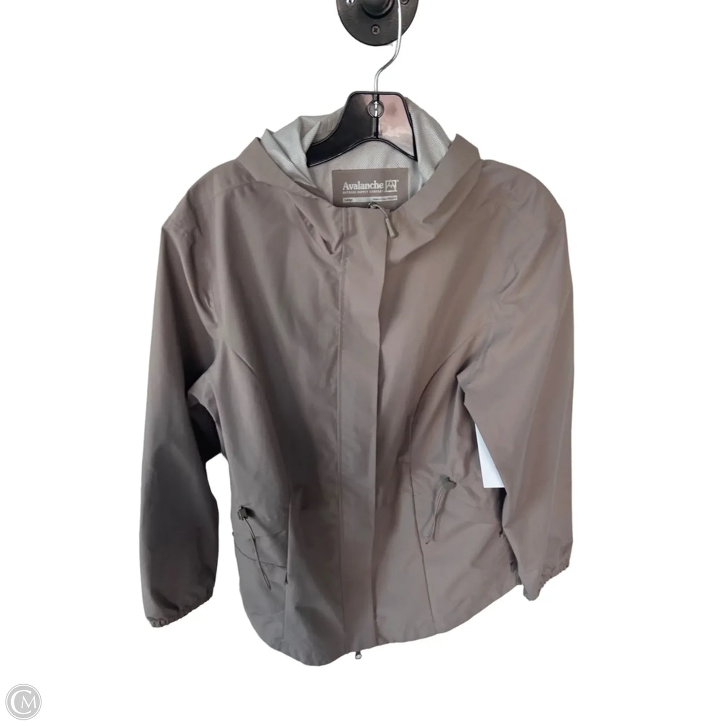 Jacket Windbreaker By Avalanche In Tan, Size: L