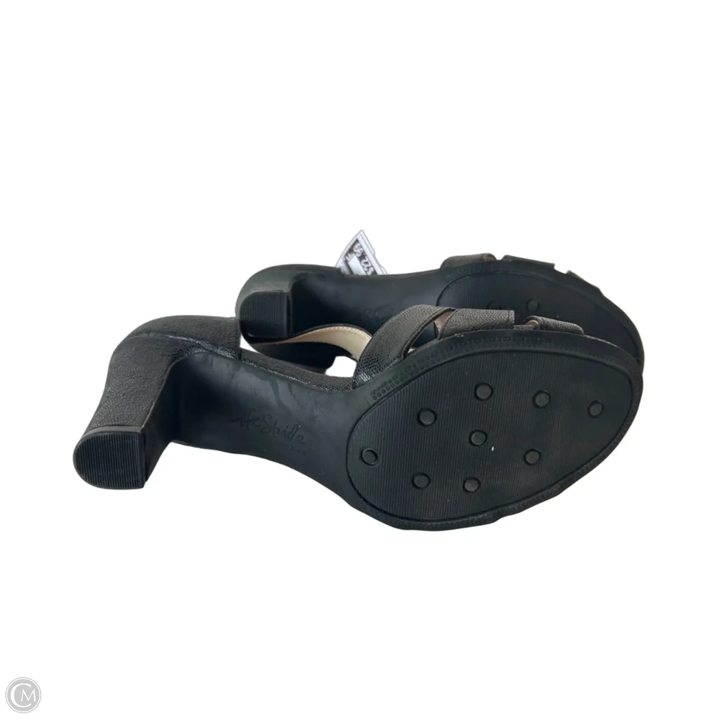 Sandals Heels Block By Life Stride In Black, Size: 8.5