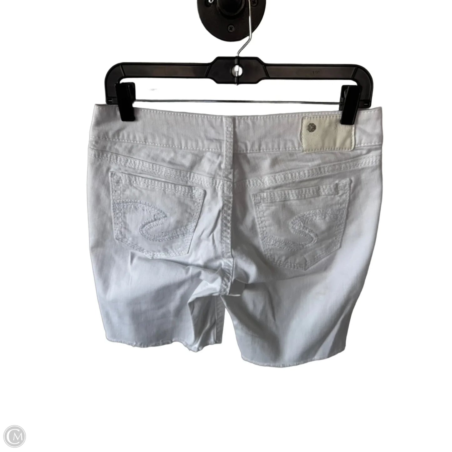 Shorts By Silver In White Denim, Size: 8