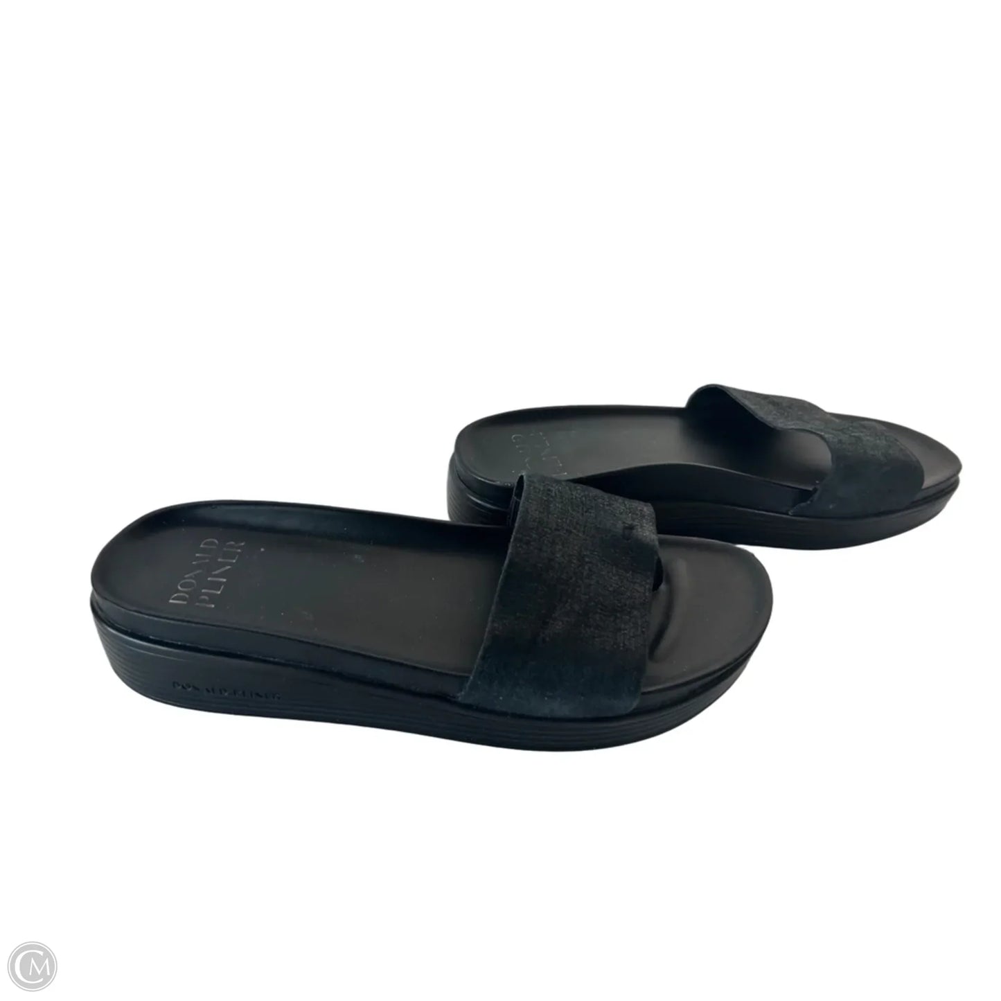 Sandals Flats By Donald Pliner In Black, Size: 8
