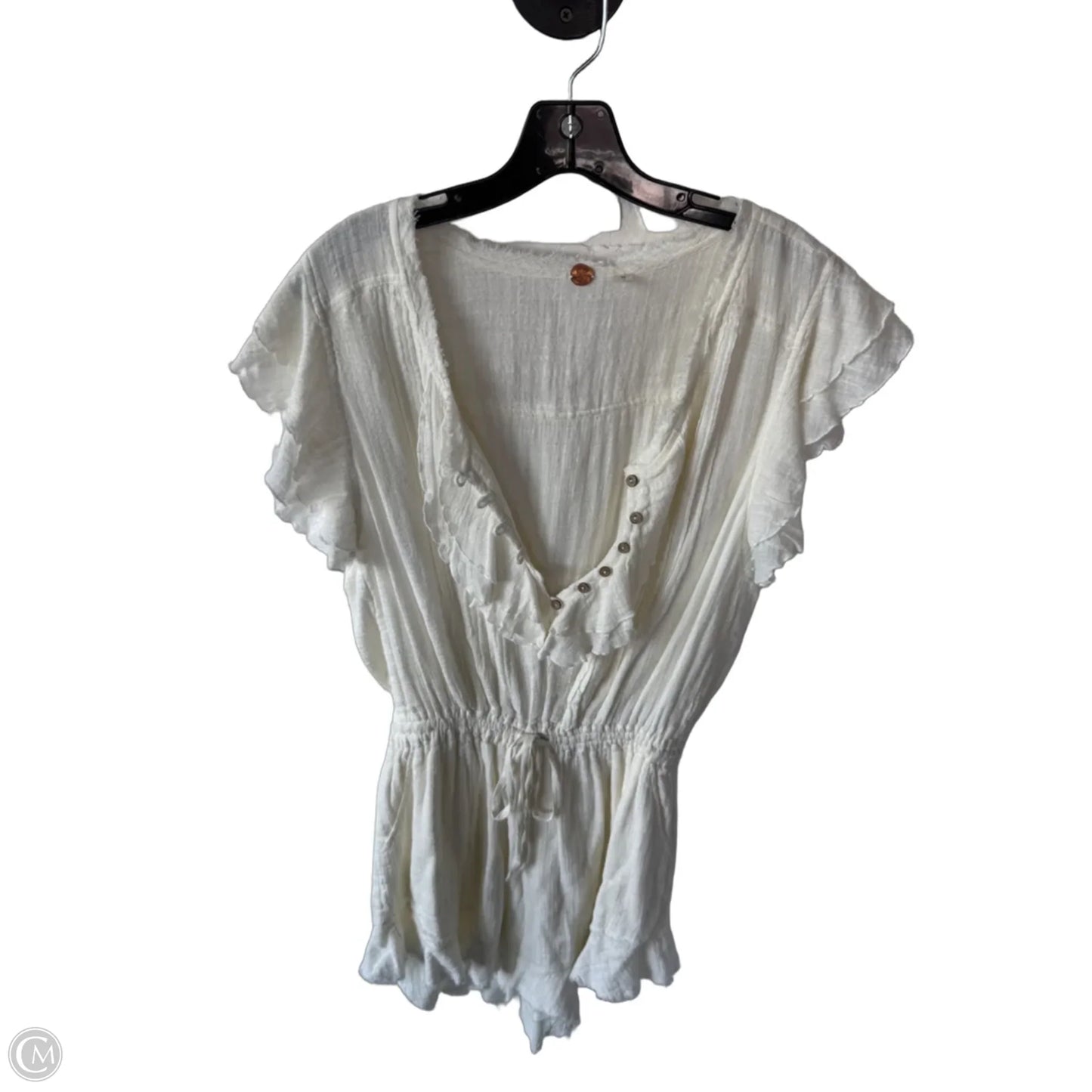 Romper By Free People In Cream, Size: L