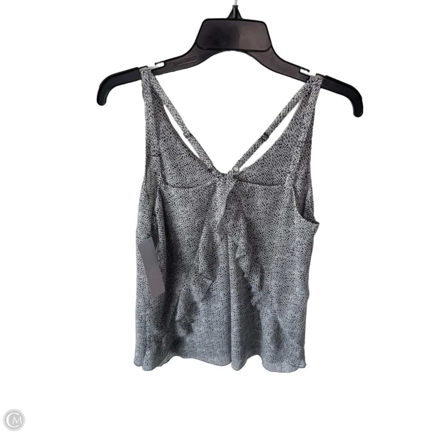 Top Sleeveless By Cabi In Black & White, Size: S