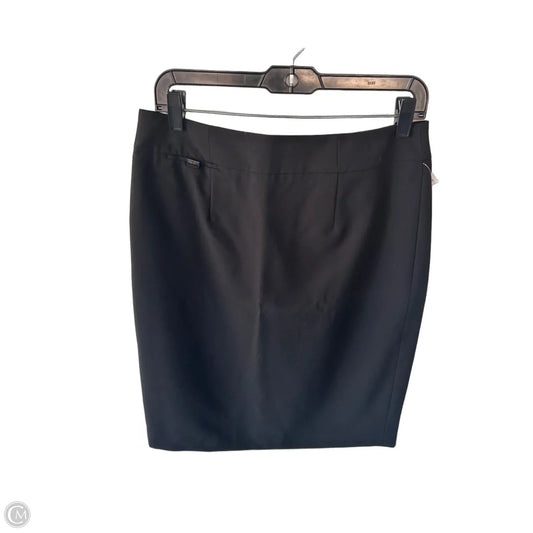 Skirt Midi By Calvin Klein In Black, Size: 8