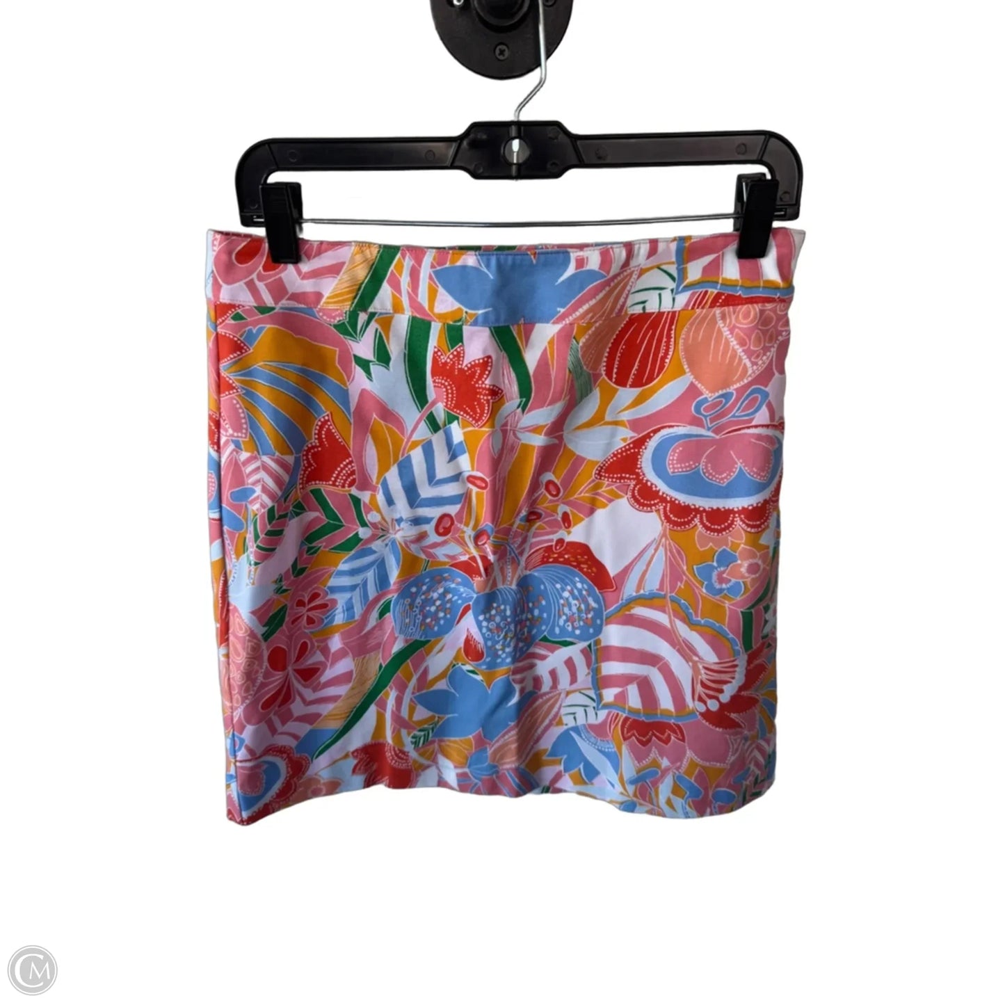 Skirt Mini & Short By Talbots In Orange & White, Size: 6p