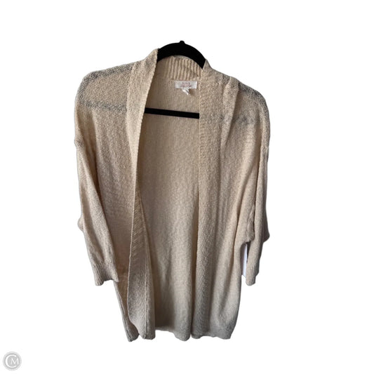 Sweater Cardigan By Sun & Shadow In Cream, Size: L