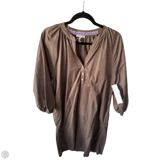 Dress Casual Midi By Sundry In Brown, Size: M