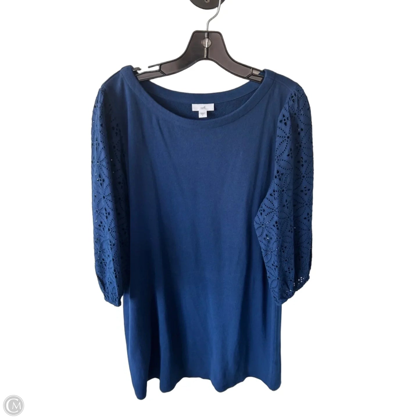 Dress Casual Midi By J. Jill In Blue, Size: L