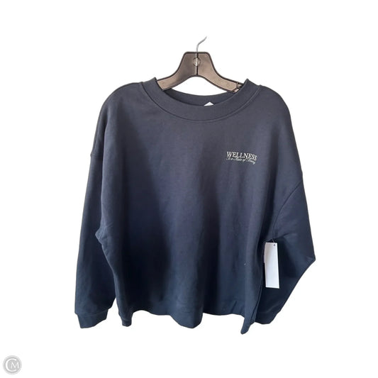 Sweatshirt Crewneck By All In Motion In Blue, Size: M