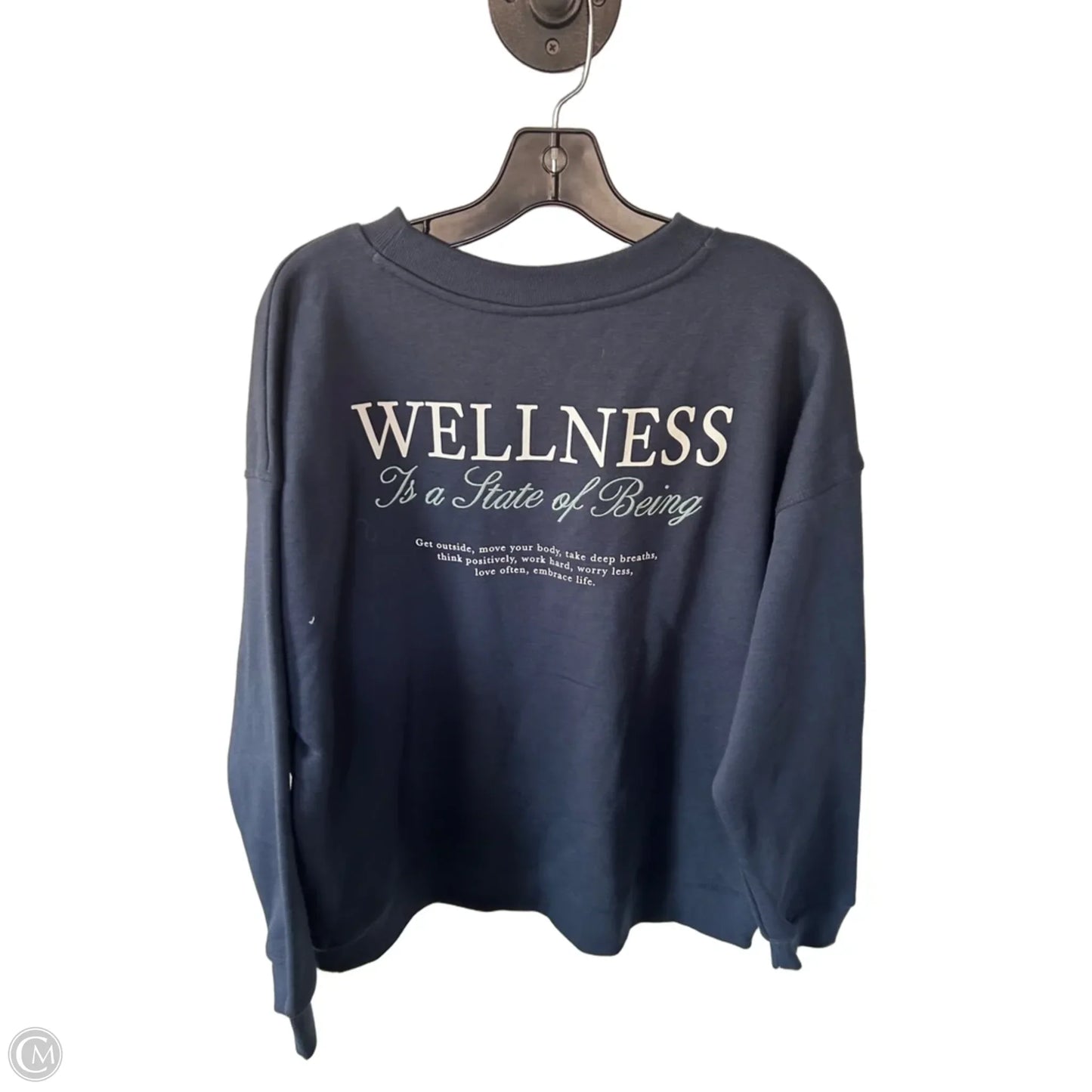 Sweatshirt Crewneck By All In Motion In Blue, Size: M