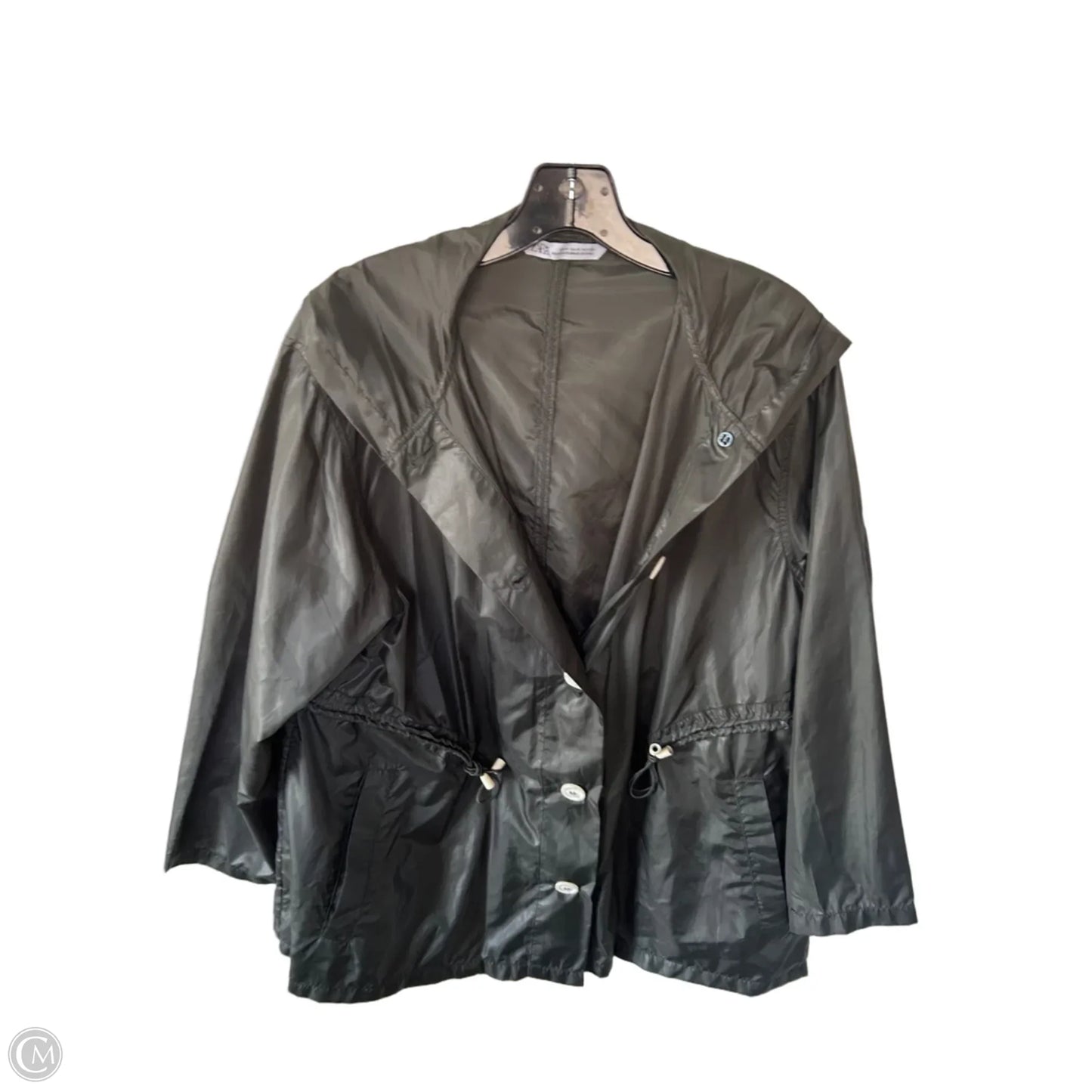 Jacket Windbreaker By Zara In Green, Size: M