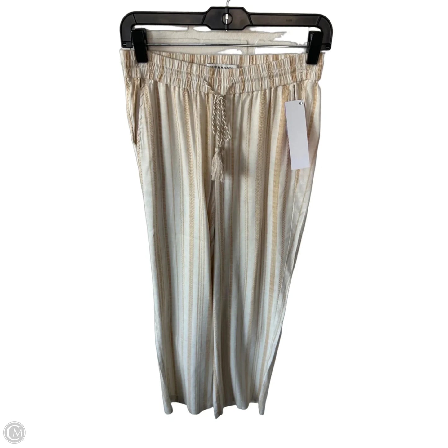 Pants Set 2pc By Liverpool In Tan & White, Size: S
