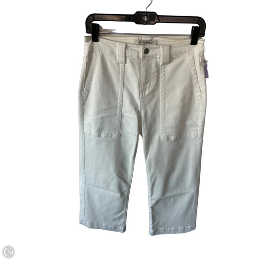 Jeans Wide Leg By Liverpool In White Denim, Size: 0