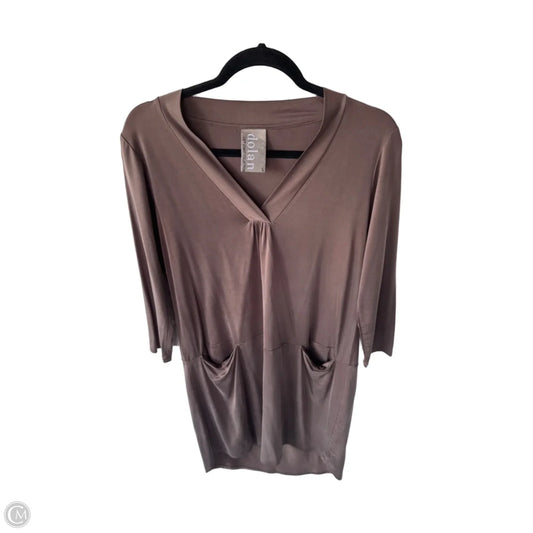 Dress Casual Short By Dolan Left Coast In Brown, Size: S
