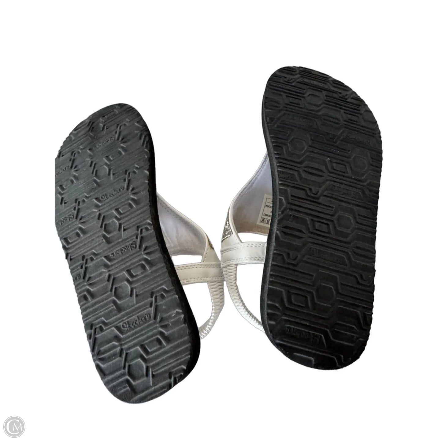 Sandals Flats By Skechers In White, Size: 7