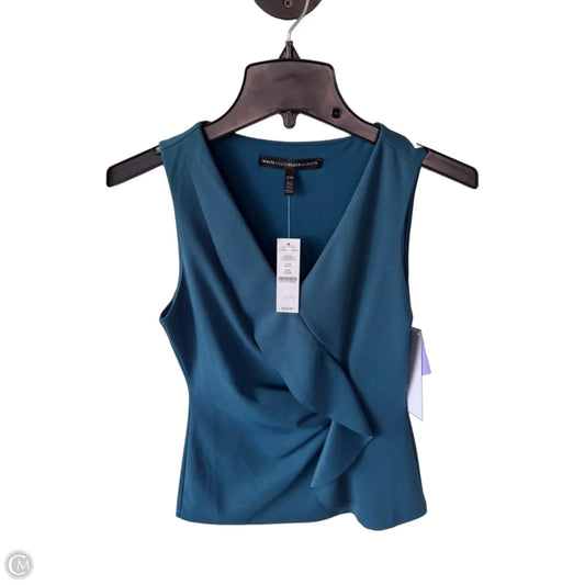 Top Sleeveless By White House Black Market In Blue, Size: Xxs
